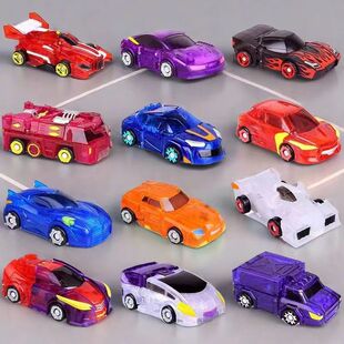 魔幻车神魔幻对决三头神蛇撼地神像儿童变形机器人盟卡车神玩具