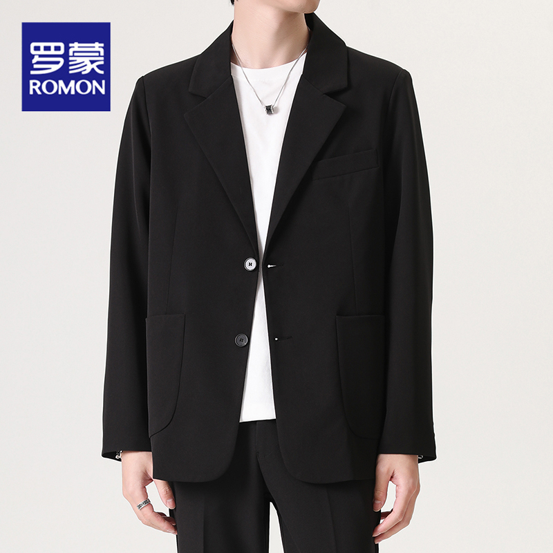 西服外套罗蒙四季修身测试推荐