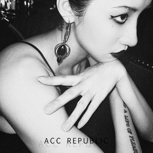 ACC 原创设计高级天然宝石耳饰复古气质显脸瘦耳环女 REPUBLIC