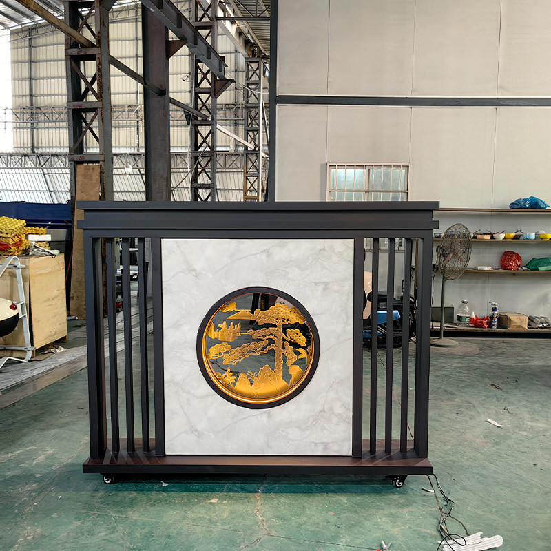 定制不锈钢庭院屏风隔断背景墙户外园林假山别墅金属深咖色影壁墙,金属材料及制品,不锈钢制品,淘宝优惠券,粉丝福利购,淘宝优惠卷