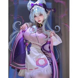 原神梦见月瑞希cosplay服装女夏季新款二次元游戏动漫cos服女仆装