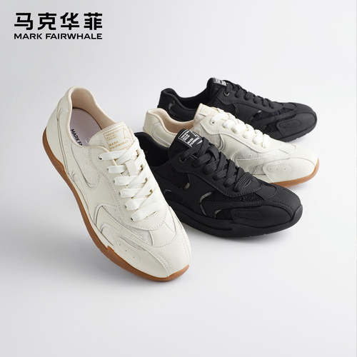 马克华菲复古休闲德训鞋男款