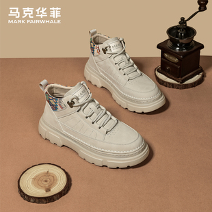 靴休闲马丁靴男款 马克华菲靴子男2025冬季 工装 男士 英伦风男靴 新款