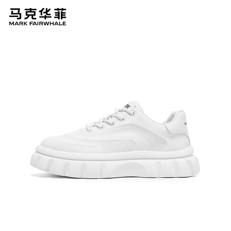 马克华菲小白鞋子男夏季休闲男鞋2025新款透气运动鞋男士软底板鞋