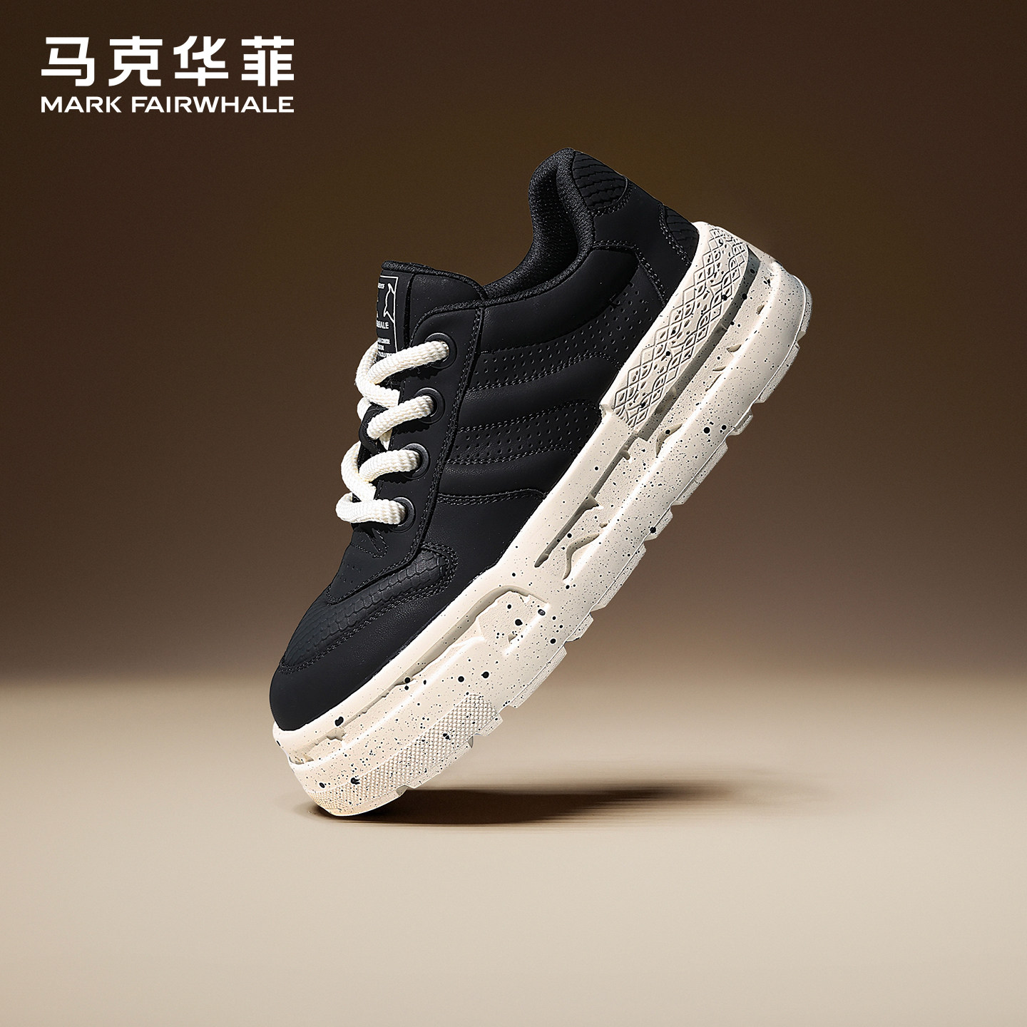马克华菲男鞋板鞋男款2025新款秋季增高厚底男士休闲鞋子百搭潮鞋