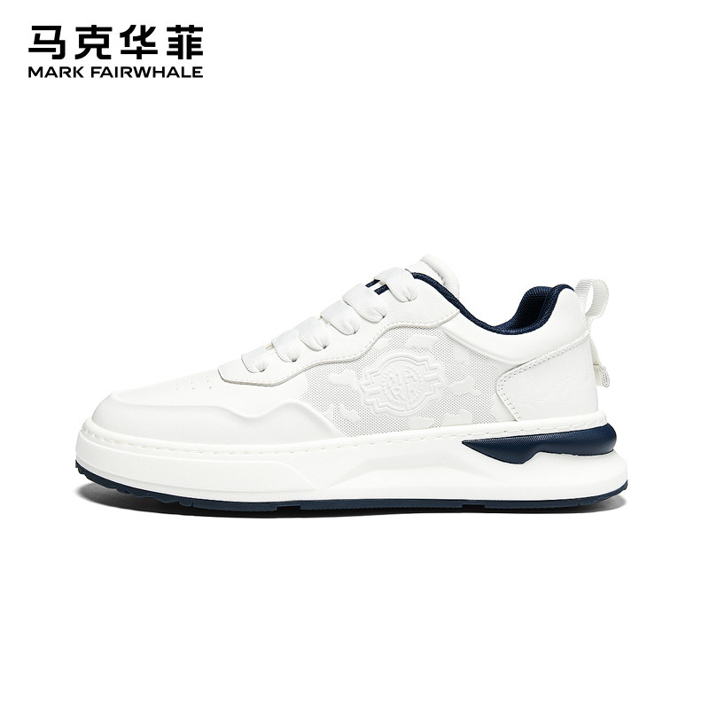 马克华菲鞋子男鞋夏季小白鞋男2025新款增高不累脚休闲鞋男士板鞋