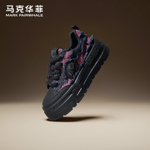 马克华菲破界男鞋休闲增高板鞋