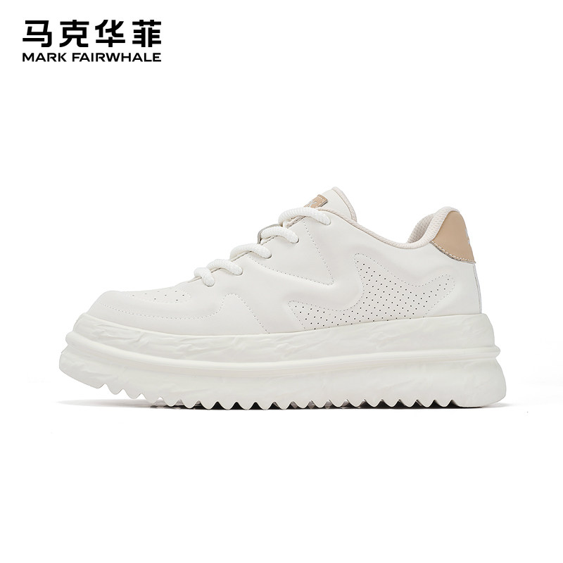 马克华菲男鞋板鞋男款2026新款小白鞋男士鞋子男潮鞋百搭增高鞋男,流行男鞋,休闲板鞋,淘宝优惠券,粉丝福利购,淘宝优惠卷