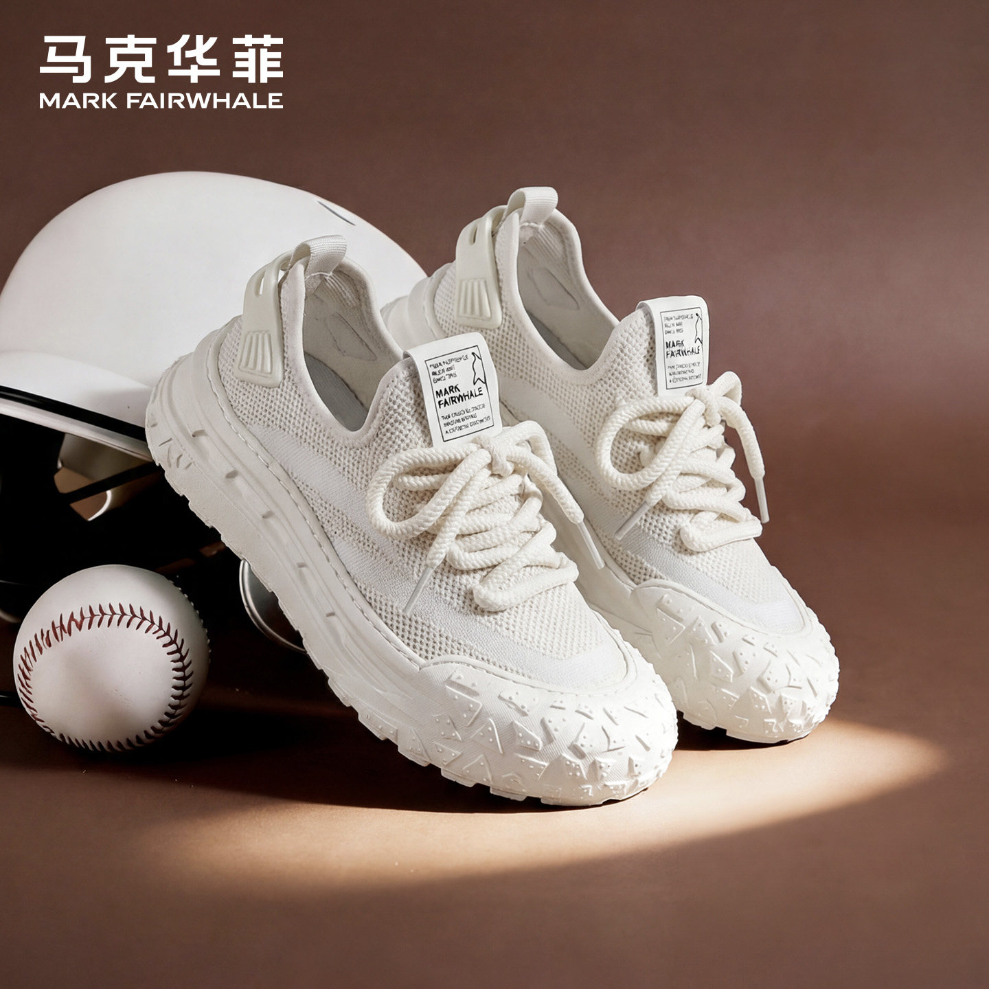 马克华菲男鞋2026新款夏季轻便透气网面鞋男士运动软底休闲鞋网鞋