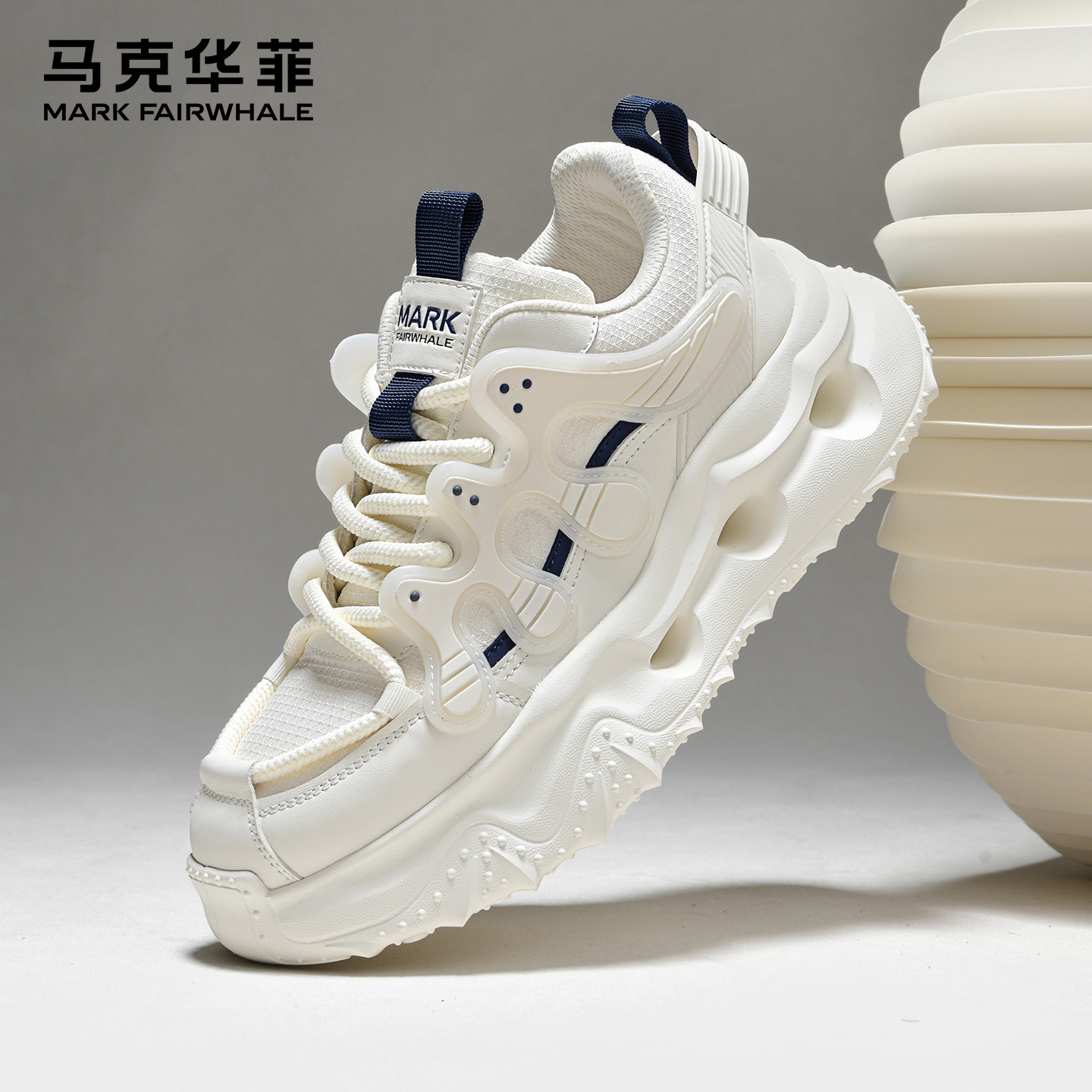 马克华菲2025新款增高老爹鞋男款