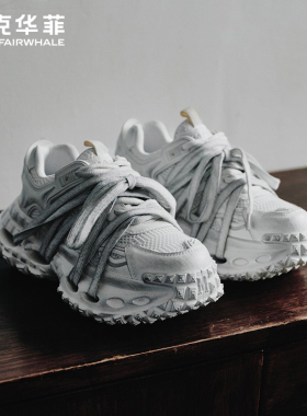 马克华菲男鞋2026新款木乃伊潮流老爹鞋男增高鞋男士休闲运动鞋女