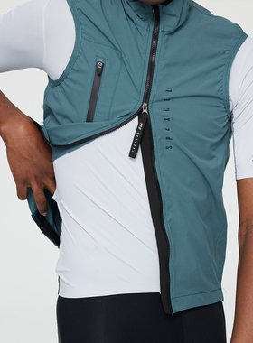 SPEXCEL速湃22新款CLASSIC轻薄防风马甲公路自行车防风透气雾霾蓝