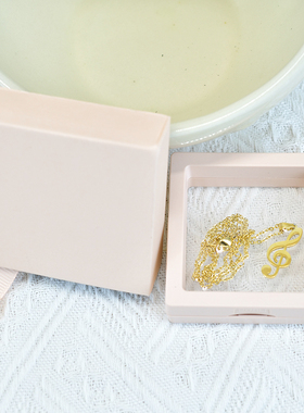 创意音乐音符高音谱号项链