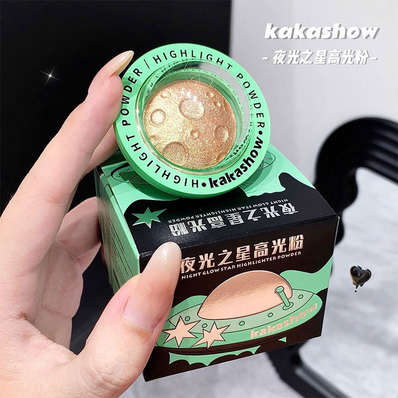 Get That Alien Glow! 🛸 3D Mashed Potato Diamond Highlighter - Product image 2