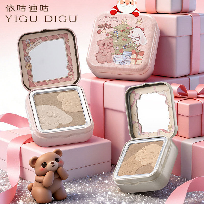 依咕迪咕YIGUDIGU三色修容盘