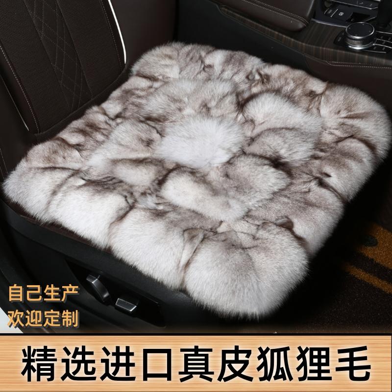 狐狸毛冬季新款加厚保暖皮毛一体