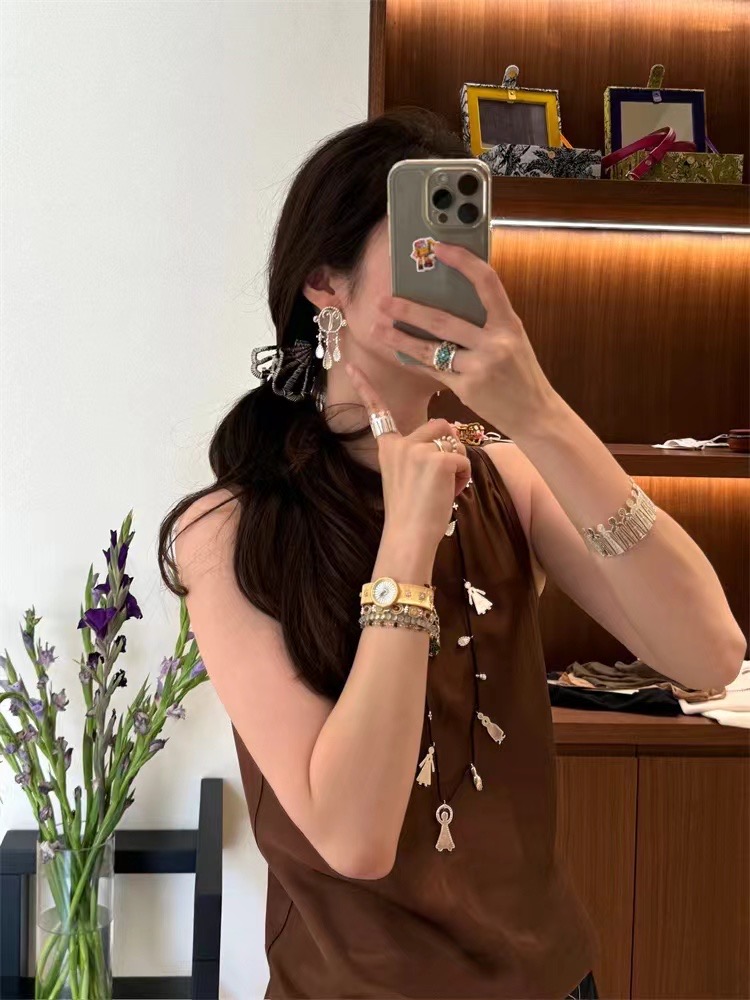 直播专拍！价格直播间开！通体925银设计师银饰韩国东大门银饰