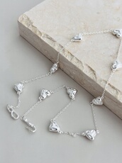 Серебряное ожерелье
