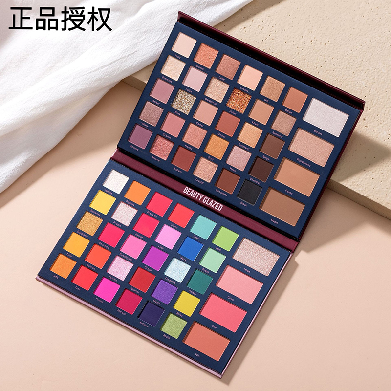 正品beauty glazed彩色眼影盘cos舞台妆化妆师专用多色系2025新款