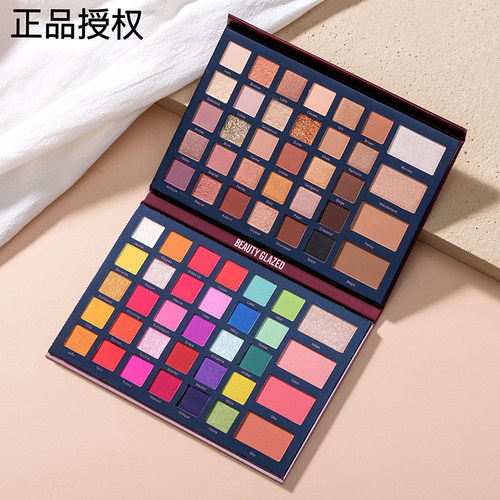 正品beauty glazed彩色眼影盘cos舞台妆化妆师专用多色系2026新款