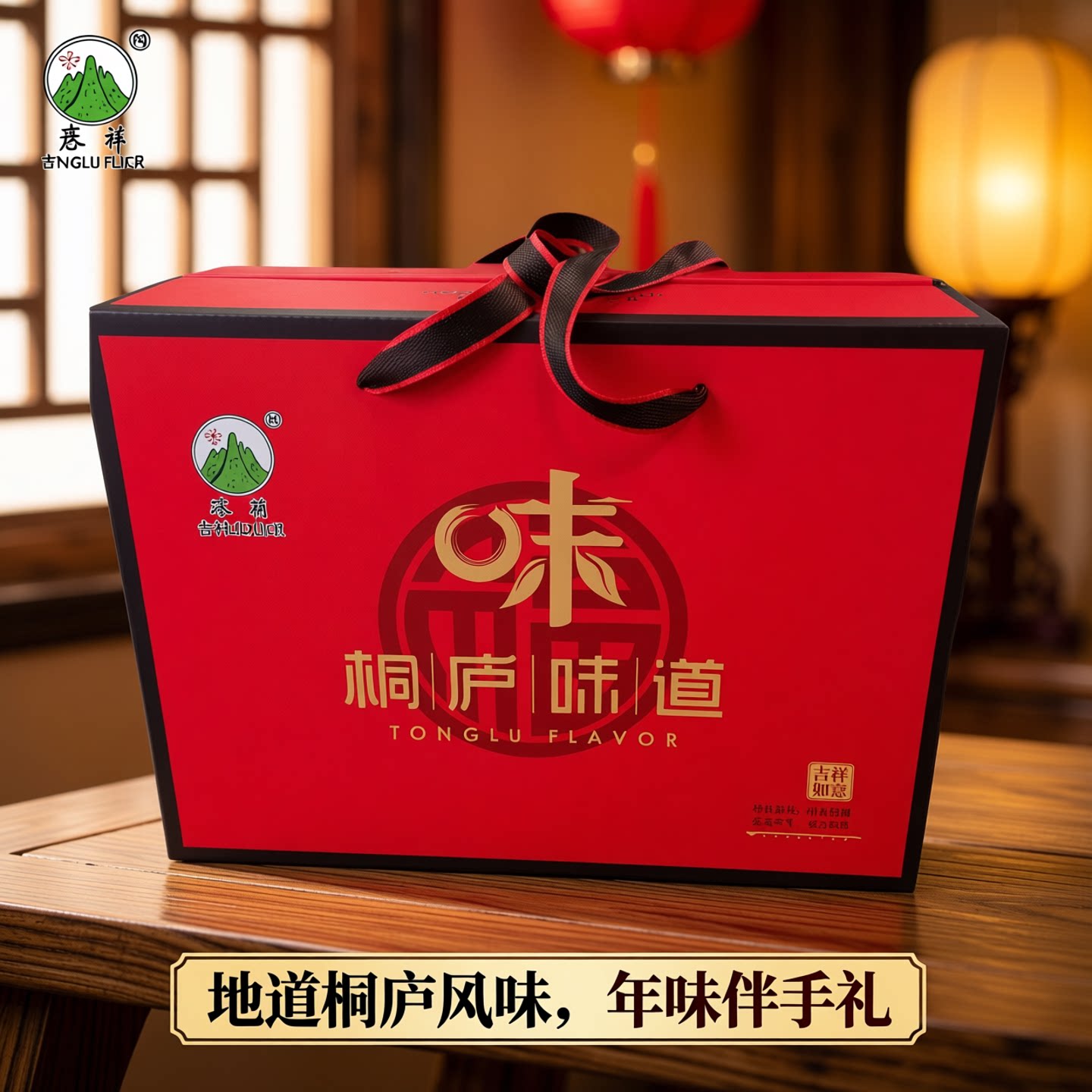 桐庐味道年货深萌土特产糕点礼盒装红色包装精美零食大礼包伴手礼