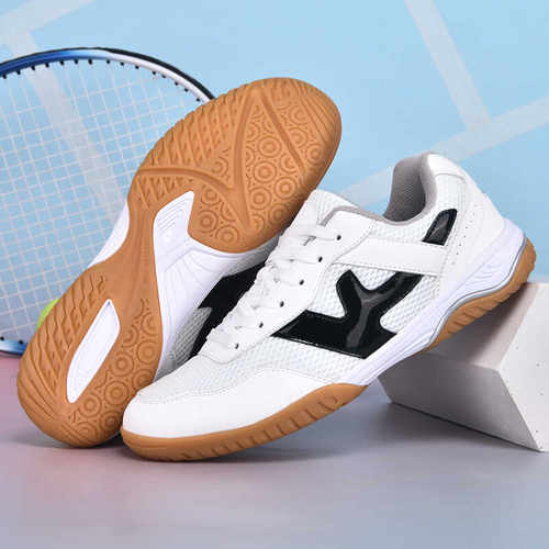 2024新款乒乓球鞋男款女牛筋底训练鞋防滑缓震专业球鞋羽毛球鞋