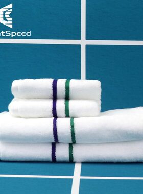 greatspeed四大满贯赛事温网网球毛巾羽毛球运动浴巾透气吸汗速干