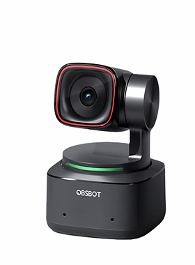 OBSBOT寻影TINY2 4K高清直播专用摄像头美颜虚化绿幕带货设备全套