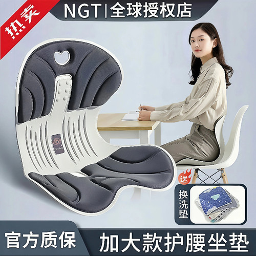 NGT护腰坐垫日本花瓣矫正坐姿办公室久坐神器人体工学美臀腰靠垫