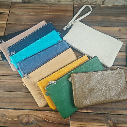 手拿包库存清仓女士头层牛皮