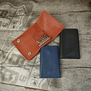 厂家库存男士真皮钥匙包收纳头层纯牛皮锁匙包零钱包软皮库存处理