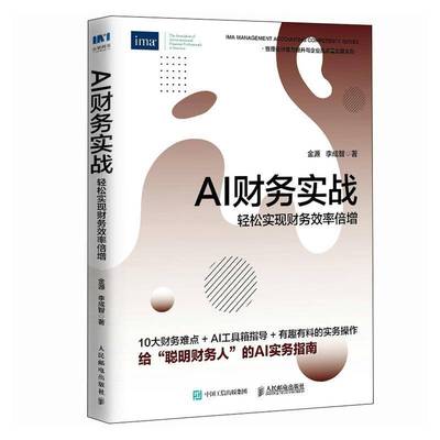 AI财务实战 轻松实现财务效率倍增 金源 李成智 AI财务应用提示词技巧 构建会计准则问答助手实操案例教程书籍