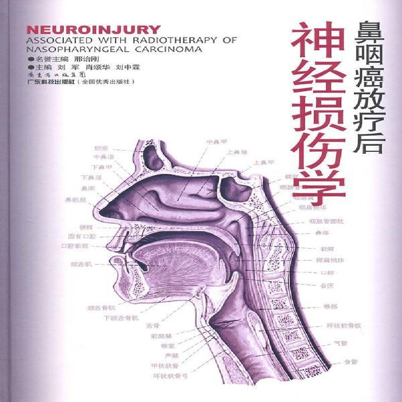鼻咽癌放疗后神经损伤学 刘军 鼻咽神经系统放射损伤 医药卫生书籍广东科技出版社