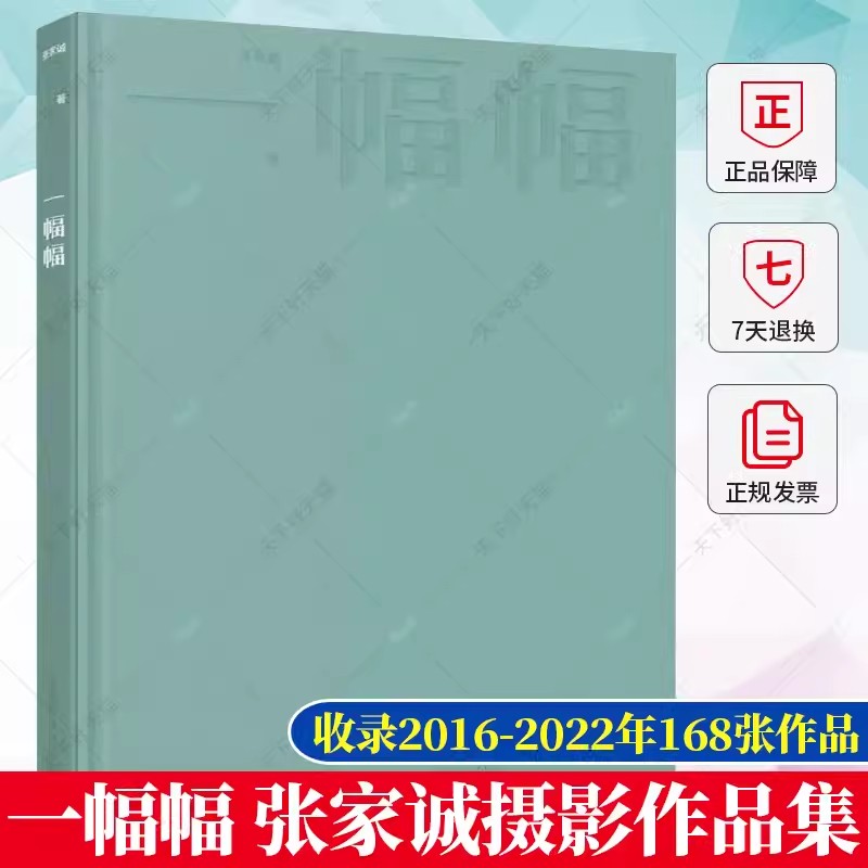 一幅幅 张家诚摄影作品集 收录2016-2022年168张作品 摄影书籍人像摄影杂志时尚大片摄影集画册张家诚个人摄影图集光影构图影像书