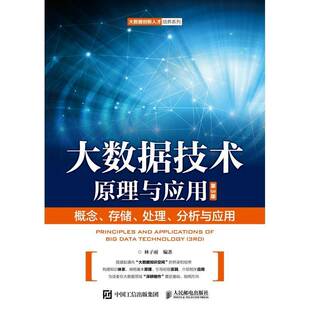 人民邮电出版 大数据技术原理与应用 林子雨数据处理工业技术书籍正版 大数据创新人才培养系列 社 概念存储处理分析与应用3版