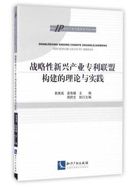 战略性新兴产业专利联盟构建的理论与实践 韩秀成战略性新兴产业专利相关企业联合法律书籍正版知识产权出版社
