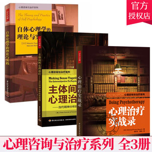 自体心理学 心理治疗实战录 理论与实践 主体间性心理治疗当代精神分析 创伤修复心理疾病书 3册 新成就 心理咨询与治疗系列