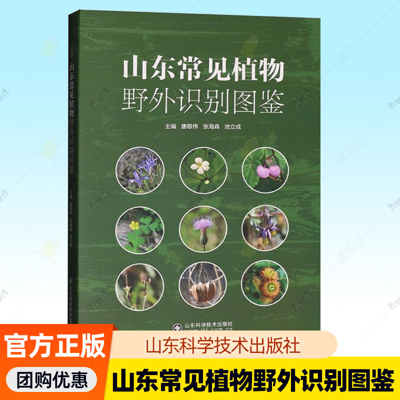 山东常见植物野外识别图鉴 唐敬伟 整合山东全域植物资源收录植物728种涵盖120科424属 中文名汉语拼音拉丁学名地方俗名植物图鉴书