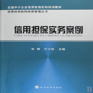 信用担保实务案例 狄娜贷款担保案例中国教材经济书籍正版经济科学出版社