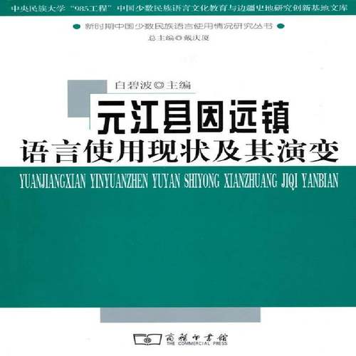 元江县因远镇语言使用现状及其演变 白碧波 少数民族民族语语言调查调查研究   社会科学书籍正版
