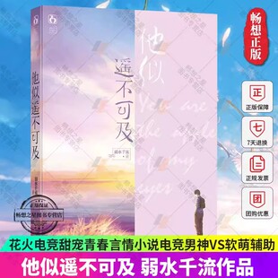 正版包邮 他似遥不可及 弱水千流作品 花火电竞甜宠青春言情小说文 电竞男神VS软萌辅助 半吟我知寒山意心瘾寒鸦