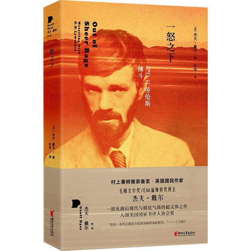 正版一怒之下杰夫·戴尔书店文学浙江文艺出版社有限公司书籍 读乐尔畅销书