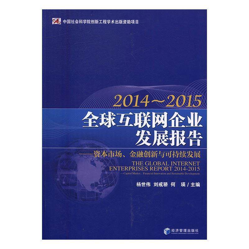 全球互联网企业发展报告:资本市场、金融创新与可持续发展:capita 杨世伟 网络公司企业发展研究报告世界 经济书籍经济管理出版社