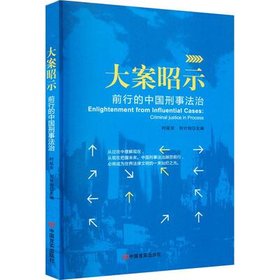 大案昭示：前行的中国刑事法治：criminal justice in process 时延安   法律书籍中国言实出版社