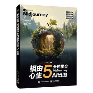 相由心生 5分钟学会Midjourney AI出图ai绘图ai绘画教程书ai绘画软件mj关键词midjourney教程书资深设计师参考书效果图生成