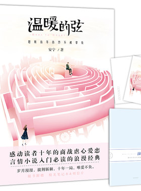 【随书赠品】温暖的弦 安宁 青春文学校园都市爱情改编都市纯爱励志剧水北天南张翰张钧甯主演电视剧原著小说