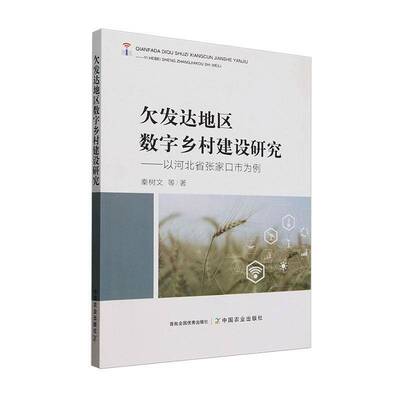 正版欠发达地区数字乡村建设研究 秦树文     经济书籍