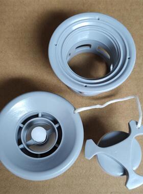 新款气阀 橡皮艇充气阀 排气阀6孔六齿灰色阀门