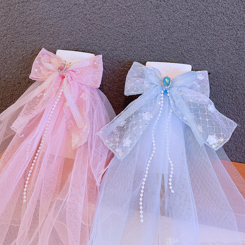 61儿童艾莎公主头饰宝宝生日头纱