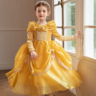 原创贝儿公主裙女童春夏高端蓬蓬裙女孩生日儿童礼服洛丽塔连衣裙